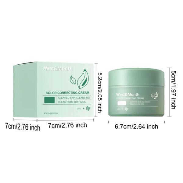 West&Month Color Correcting Care Cream For Diminishing Spots, Post-sun Recovery, Nourishing, And Enhancing The Skin's Beauty - Image 2